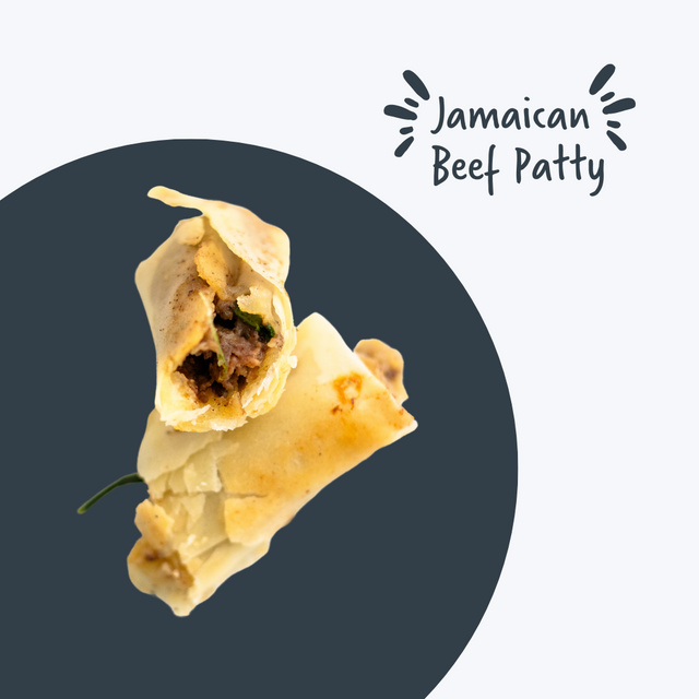 Jamaican Beef Patty Spring Rolls (4 rolls per pack) – Uproot Food Store